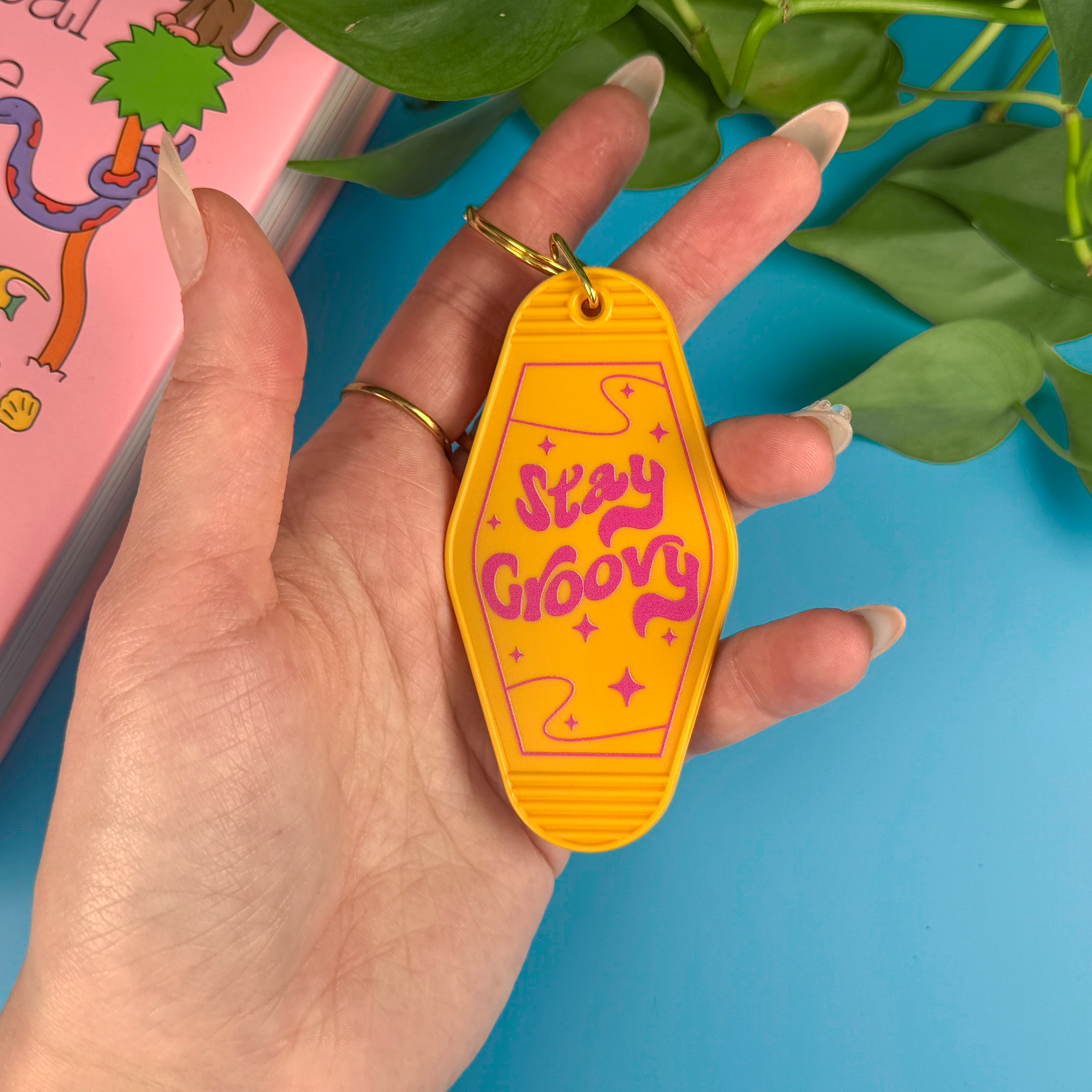 Retro Motel Keychain